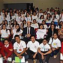 Escolares ante el FEN Estudiantes solicitan participar en las acciones de prevenci�n y preparaci�n ante Riesgos de Desastres Escolares ante el FEN Estudiantes solicitan participar en las acciones de prevenci�n y preparaci�n ante Riesgos de Desastres